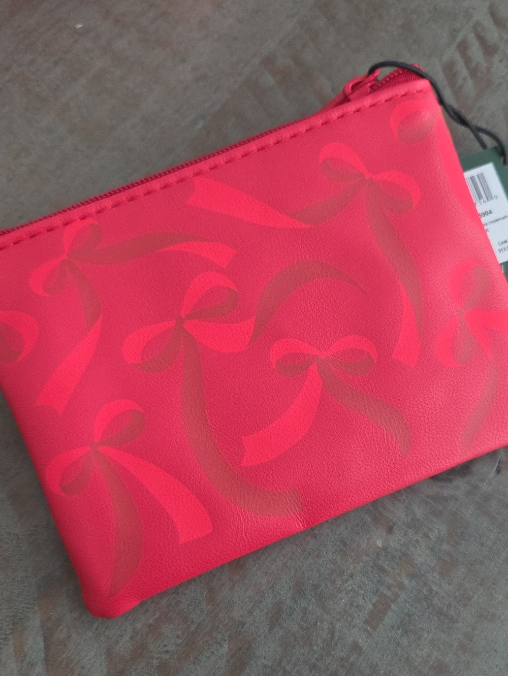 Starbucks 2025 Red Holiday Card Pouch – Bow Print Edition ⭐️ Limited Edition - Picture 2 of 5